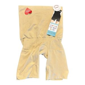 Assets By Spanx Womens Size M Shaping High Waist Mid Thigh